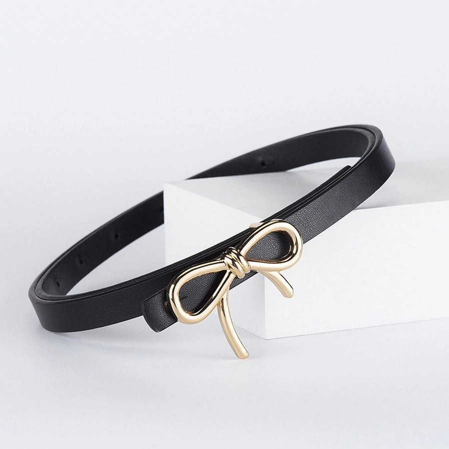 Faux Leather Bow Belt | Various