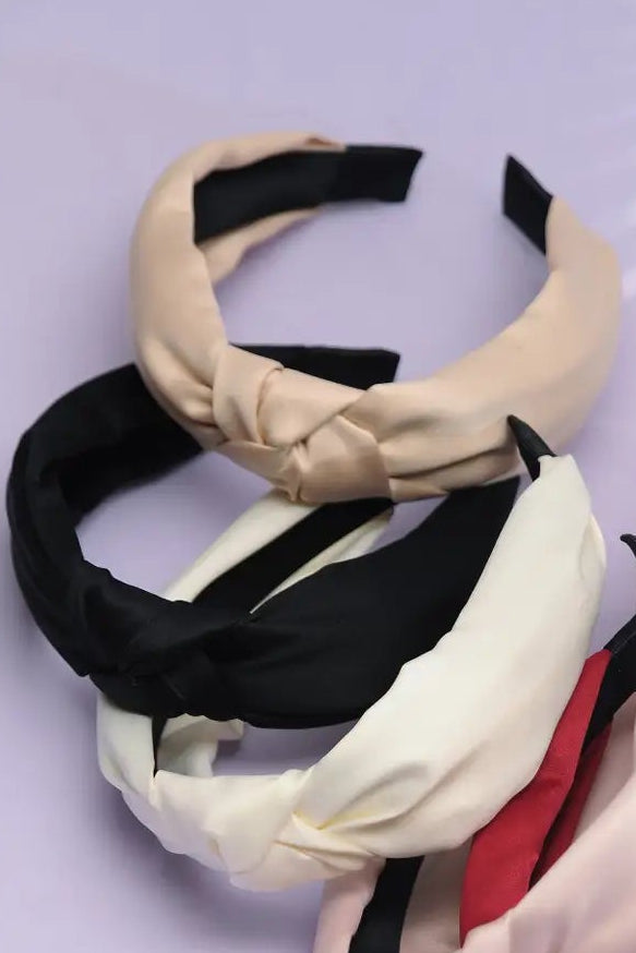 Satin Knotted Headbands | Various