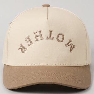 Mother Upside Down Trucker Cap | Beige