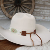 Glass Beaded Hat Band | Sage Brush