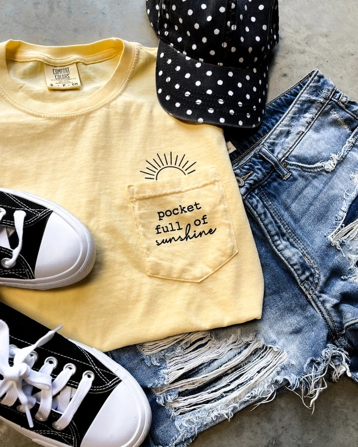 Pocket Full Of Sunshine Tee | Yellow