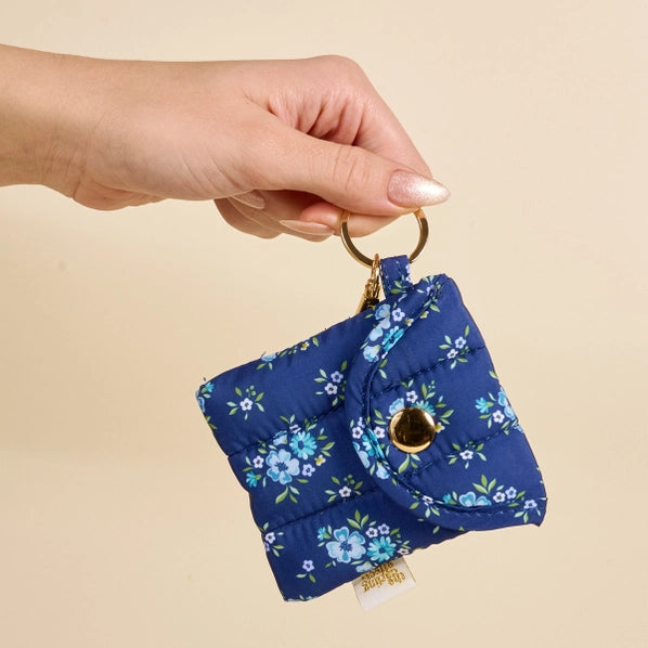 Puffy Earbud Case Keychain | Endless Daydream Navy