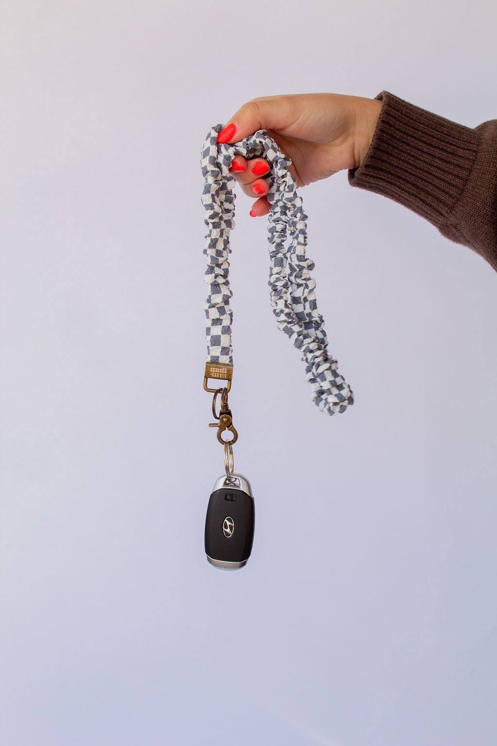 Flex & Go Lanyard | Grey Checker