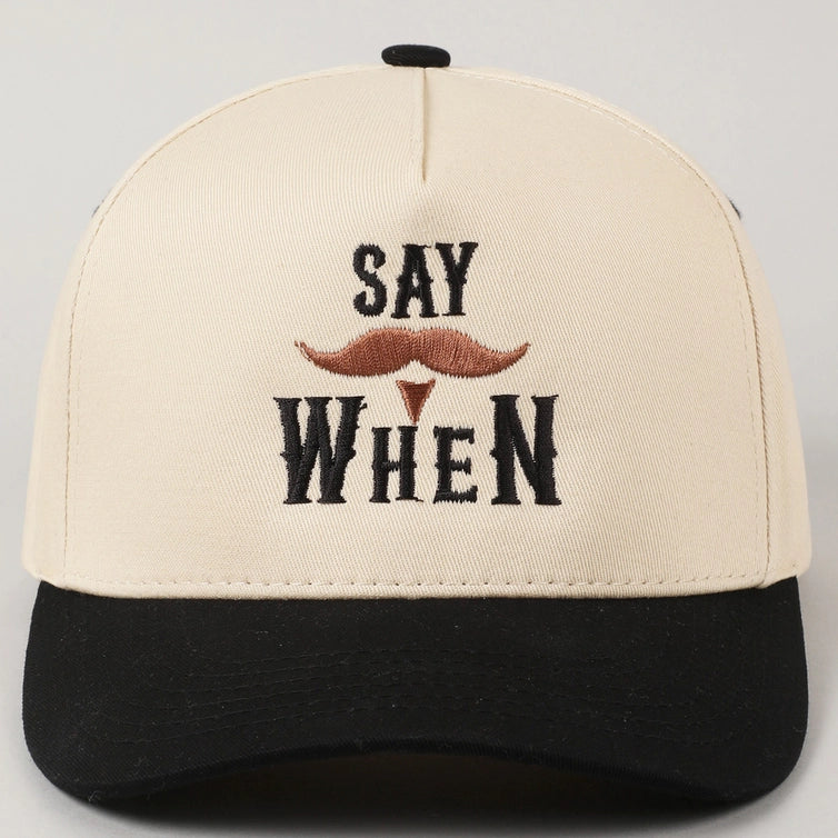 Say When Tombstone Trucker Cap | Black