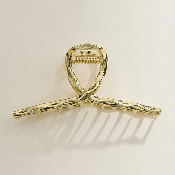 Metal Hair Claw Clip | Gold