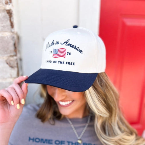 Made In America Trucker Cap | Navy Blue
