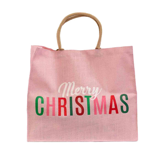 Merry Christmas Pink | Carryall Tote Bag