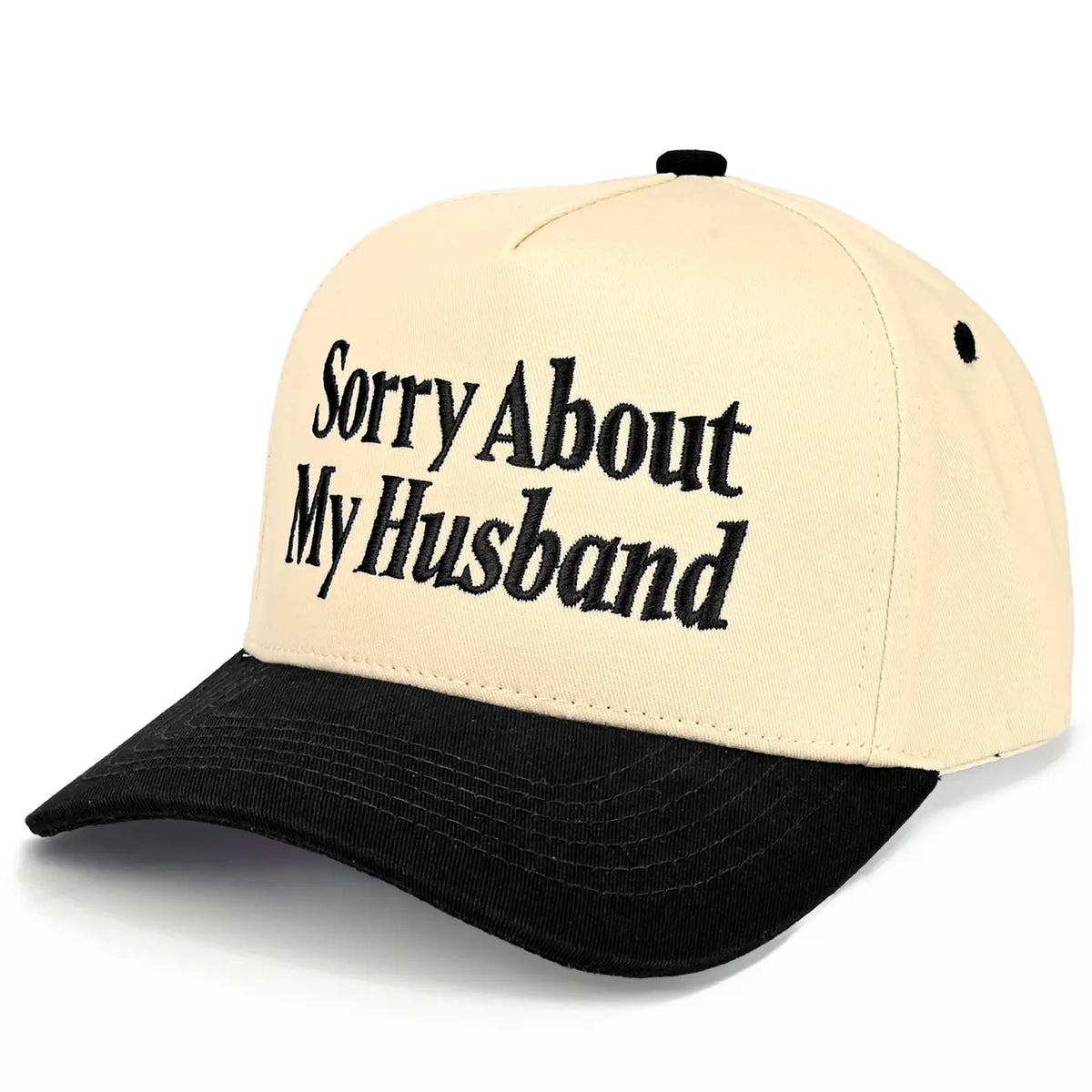 Sorry About My Husband Trucker Cap | Black