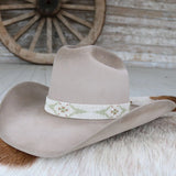 Glass Beaded Hat Band | Sage Brush