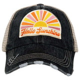 Hello Sunshine Trucker Cap | Black