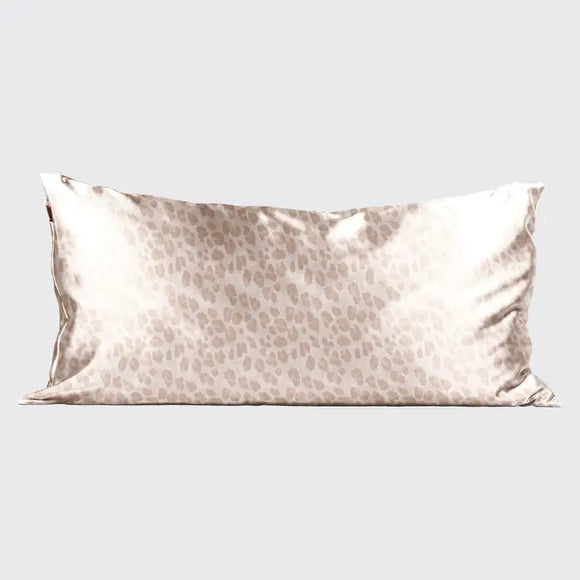 KITSCH Leopard Satin Pillow Case | King