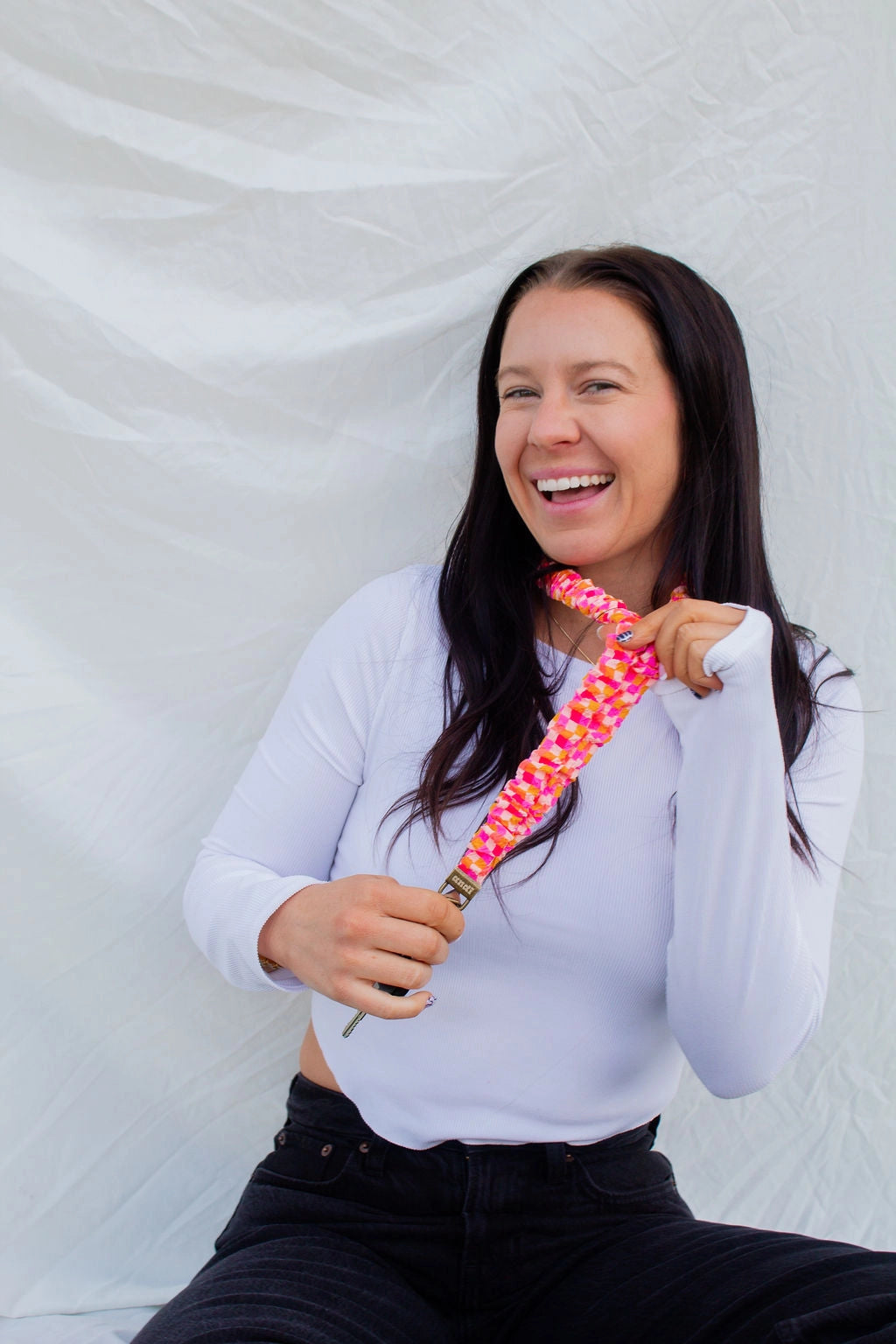 Flex & Go Lanyard | Bright Checkered