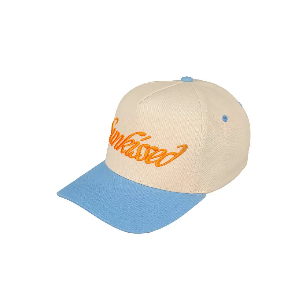 Sunkissed Embroidered Trucker Cap | Blue