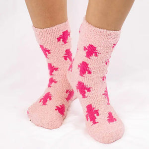 Nutcracker Pink Snuggle Socks | One Size