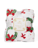 Clara Wreath | Luxurious Soft Christmas Throw Blanket