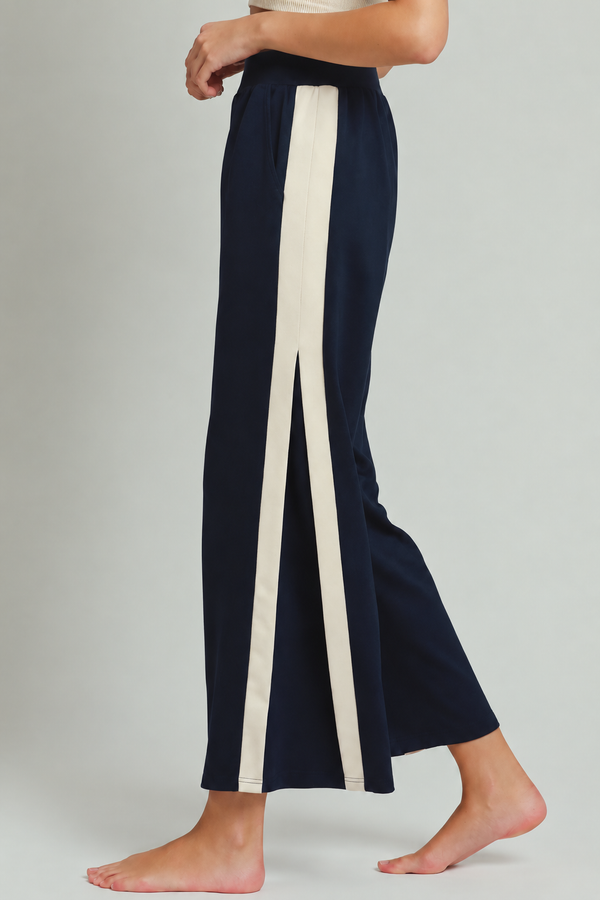 LuxeKnit Colorblock 2 Piece Set | Midnight Blue