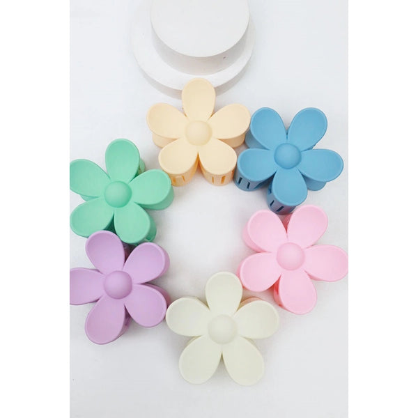 Matte Daisy Flower Hair Claw Clip | Various