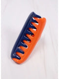 Astros Jumbo Hair Claw | Orange+Blue
