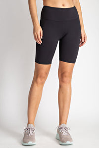 Butter Soft Biker Shorts | Black