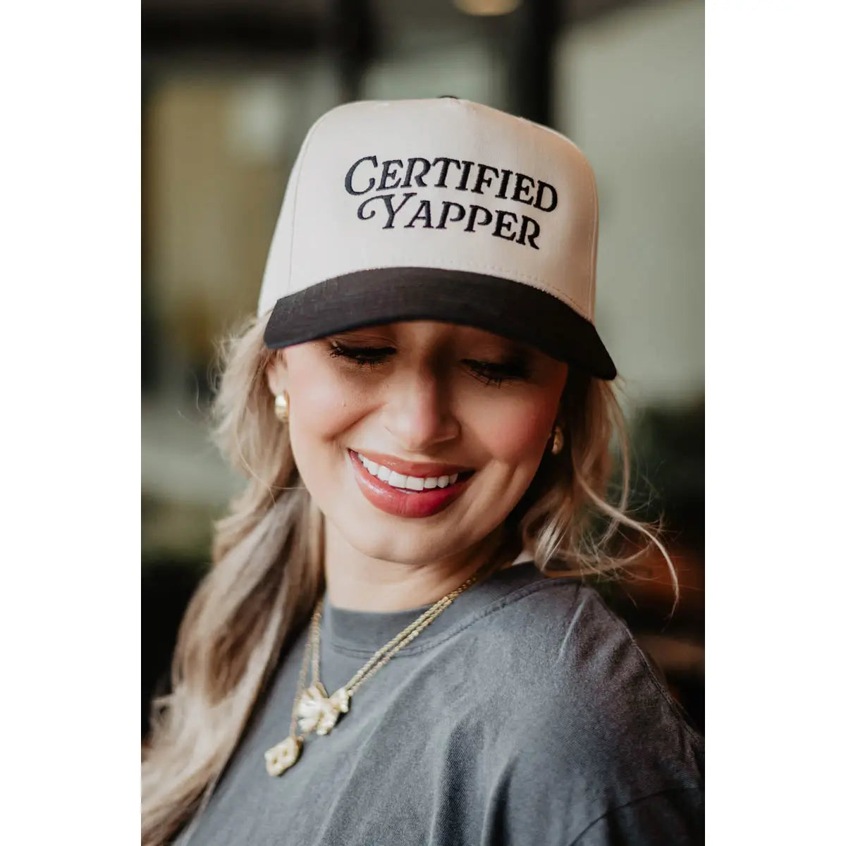 Certified Yapper Trucker Cap | Black