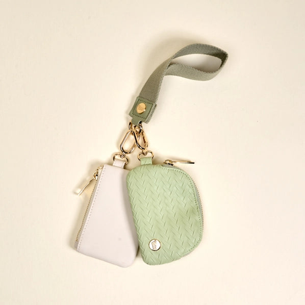 Dynamic Duo Wristlet Pouches | Luxe Sage