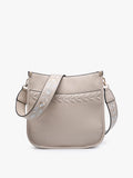 Chloe Vegan Leather Bag | Chloe Pippa Stitch Light Beige