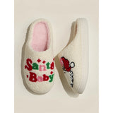 Santa Baby | Christmas Fuzzy Slippers