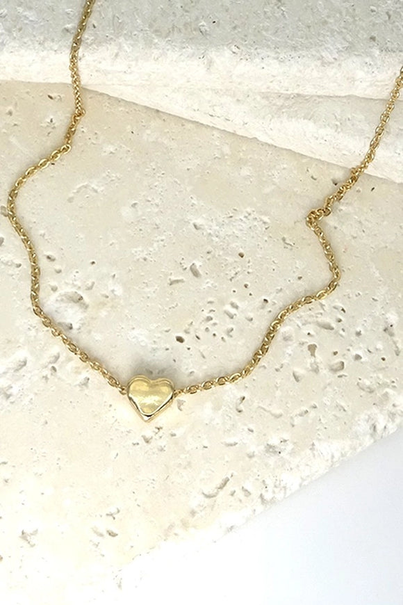 Dainty Heart | Gold Necklace