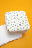 Jewelry Organizer Travel Case Box | Blue Floral
