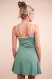 Built In Romper Activewear Dress | Sage