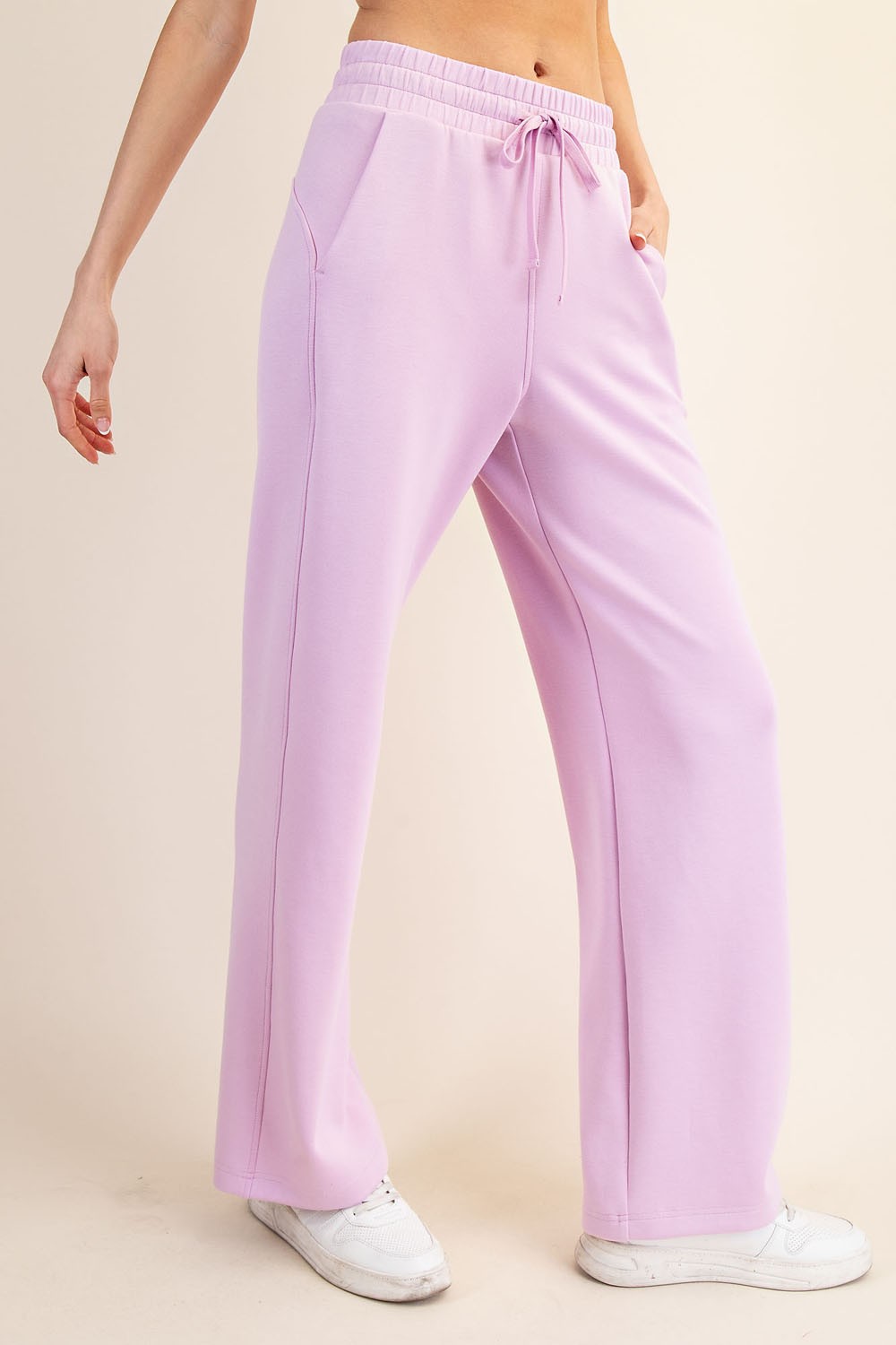 Scuba Luxe Quarter Zip Top+Pants Set | Blossom