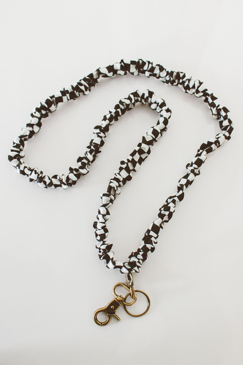 Flex & Go Lanyard | Black Checkerboard