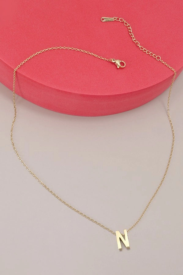 Gold Initial Necklace | Various