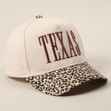 Texas Leopard Two Tone Trucker Cap | Brown