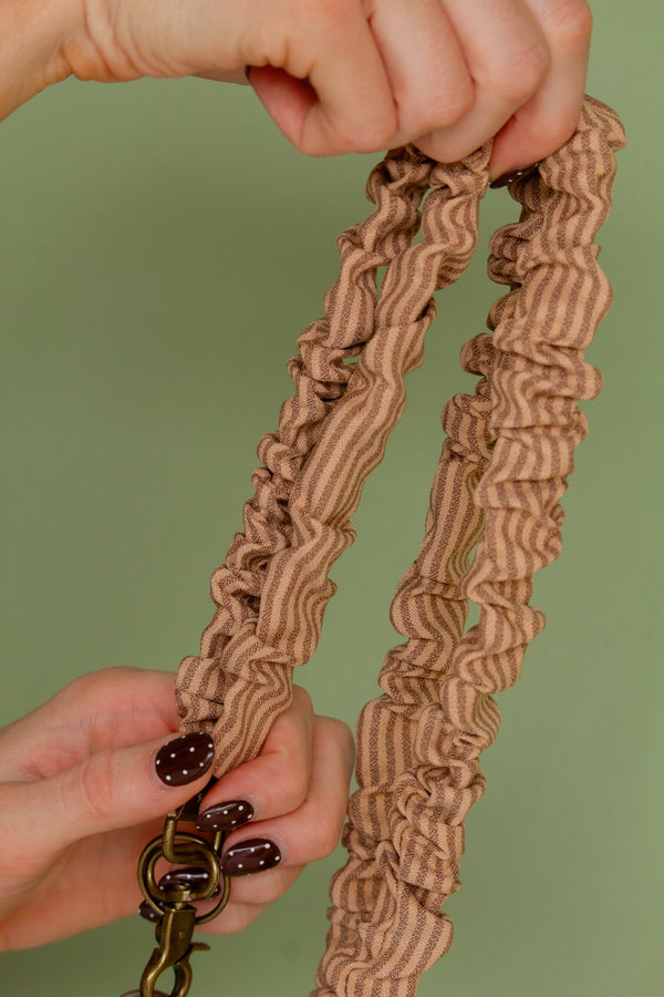 Flex & Go Lanyard | Coffee Striped