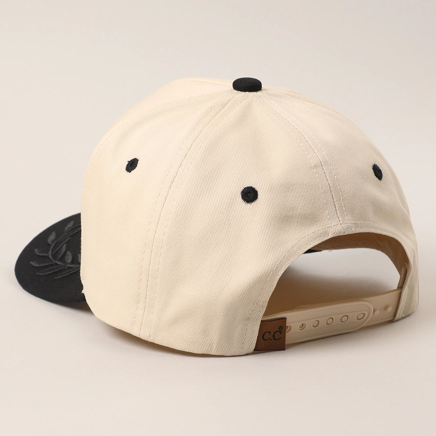 Wifey Bay Leaf Trucker Cap | Black