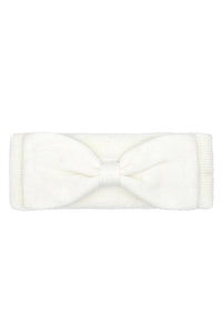 C.C. Bow Knit Head Wrap | Ivory