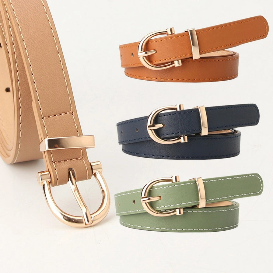 Faux Leather Classic Belt | Various