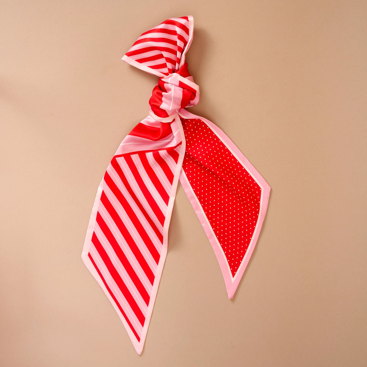 Twirl & Tie Scarf Accessory | Peppermint Stripes
