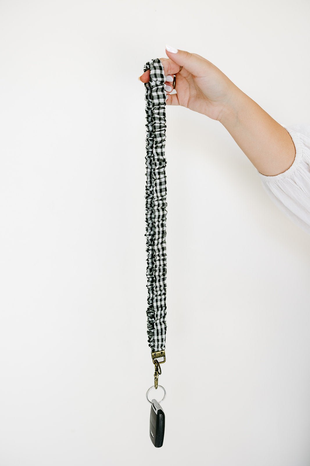 Flex & Go Lanyard | Aspen Gingham Green