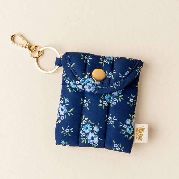 Puffy Earbud Case Keychain | Endless Daydream Navy