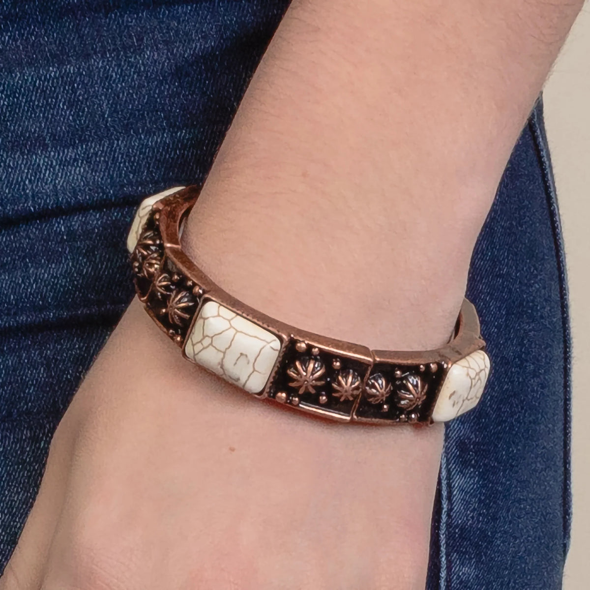 Western Bracelet | Ivory Copper