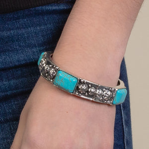 Western Bracelet | Turquoise Silver