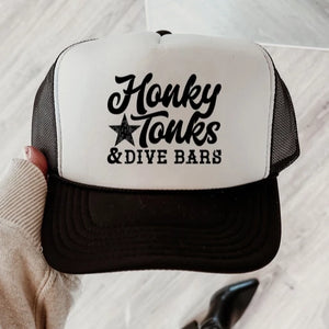 Honky Tonk & Dive Bars Trucker Cap | Black