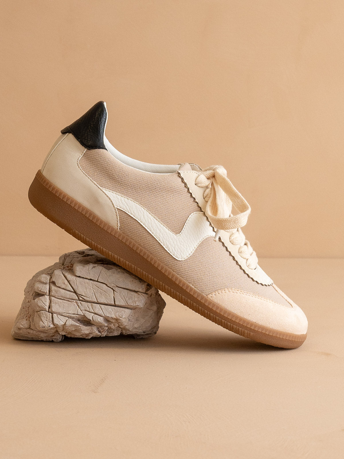 The Kyla Classic Low Top Sneaker | Almond