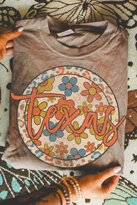 Boho Texas Tee | Espresso