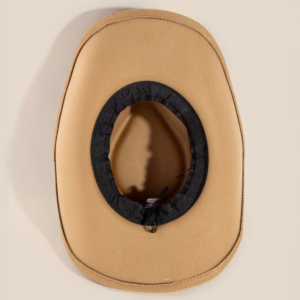 Distressed Western Cowboy Hat | Light Brown