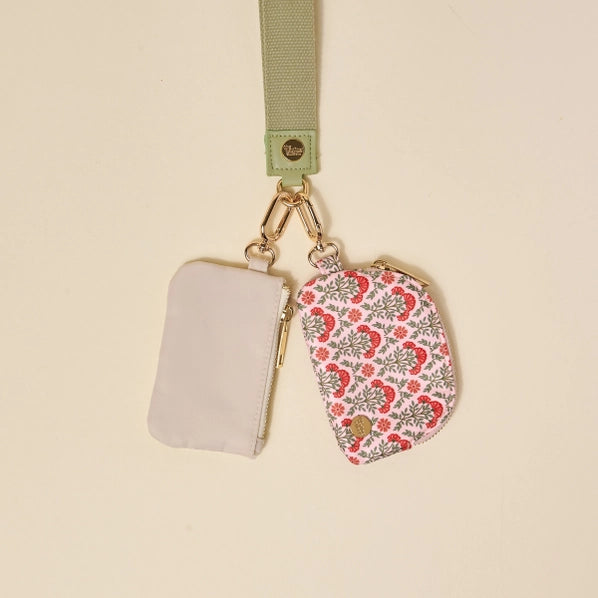Dynamic Duo Wristlet Pouches | Everbloom Dusty Rose