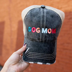 Dog Mom Trucker Cap | Black