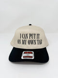 I Can Put It On My Own Tab Trucker Cap | Black